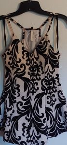 Paisley print peplum top